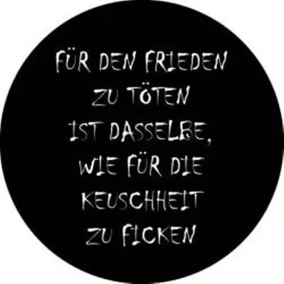 Produktbild von Für den Frieden, Button
