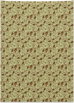 Produktbild von Abakuhaus persisch Wandteppich, Paisley des Nahen Ostens aus Weiches Mikrofaser Stoff Kein Verblassen Klare Farben Waschbar, 110 x 150 cm, Blassgrün Braun