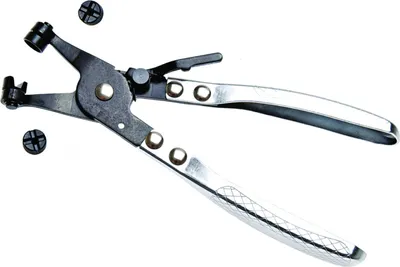 Immagine prodotto di Pinza curva per fascette elastiche auto, pinza per fascette stringitubo universale, pinza a clic per montaggio smontaggio fascette morsetti auto ,Topmaster Pro