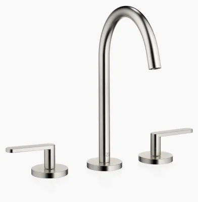 Produktbild von Dornbracht Waschtisch 3-Lochbatterie m.Ablgarnitur Meta platin matt, 20713661-06