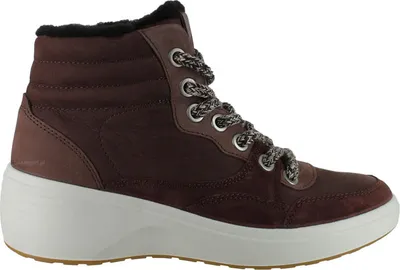 Produktbild von ECCO SOFT 7 braun Leder Winterstiefel isoliert 36
