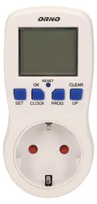 Immagine prodotto di ORNO OR-PRE-409(GS) presa programmabile, schuko, 230V, 16A