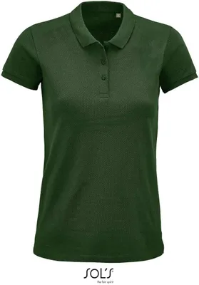 Produktbild von SOLs 03575 | Damen Polo, Planet Women Polo Shirt, 100% Baumwolle - Farbe: Bottle Green - Größe: M