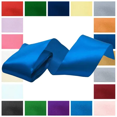 3m Satinband 50mm Dekoband Geschenkband, wähle deine Wunschfarbe