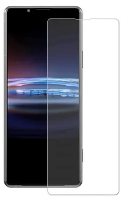A screen protector is shown placed over a smartphone screen.