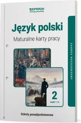 Produktbild von Jezyk polski 2 Maturalne karty pracy Czesc 1 i 2 Zakres rozszerzony
