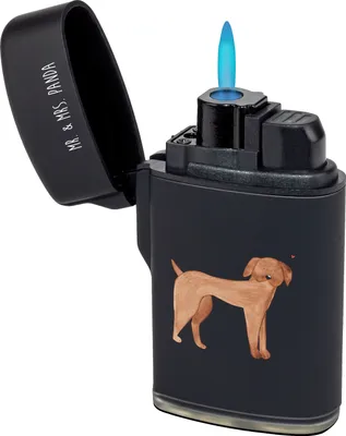 Produktbild von Mr. & Mrs. Panda Feuerzeug Hund Dogge - Schwarz - Geschenk, sturmfeuerzeuge, Deutsche, Hunde, Herz, zigarettenanzünder, Sprüche, sturmfeuerzeug, gas anzünder
