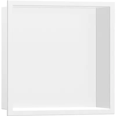 Image de HANSGROHE XtraStoris Original niche murale 300/300/70 avec cadre intégré blanc mat 56093700