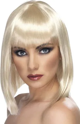 Produktbild von Perücke Glamour blond blonde glatte Kurzhaarperücke für Damen y heiße Damenperücke Kurzhaar Kurz Haar