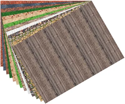 Produktbild von folia Motivkarton "Strukturen" 500 x 700 mm 270 g/qm 13 Bögen
