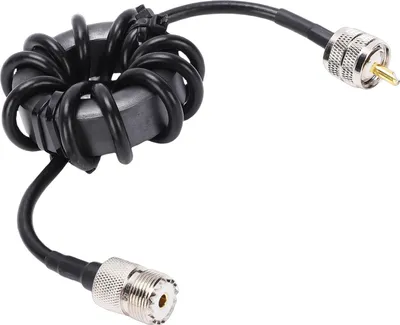 Productafbeelding van Kortegolf dempingsring, 1,8–30 MHz, 600 W, 1:1 stroombalun, kortegolfspoel met M-connector naar female connector