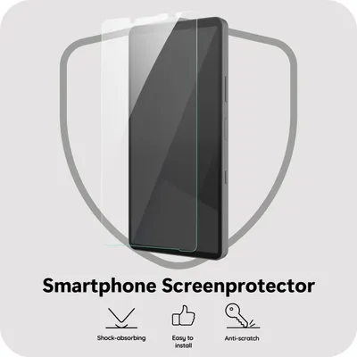 Produktbild von Schutzfolie Sony Xperia 10 VII, Xperia 10 VIII - Panzerglas - Cazy - Transparant
