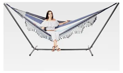 Produktbild von Hängemattengestell für Einzelhängematten | Aus 100%Holz oder Metall | Fairtrade | 3 Designs verfügbar | Flexibel & Belastbar