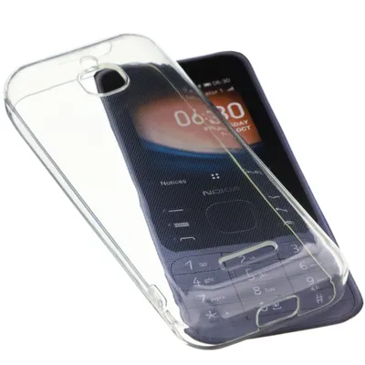 Produktbild von foto-kontor Hülle kompatibel mit Nokia 6300 4G Tasche Gummi TPU Schutz Handytasche transparent