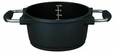 Productafbeelding van Gsw Scala 130165: Pan, gietijzer/gegoten aluminium, diameter 16 cm, geschikt voor inductiekookplaten, antiaanbaklaag