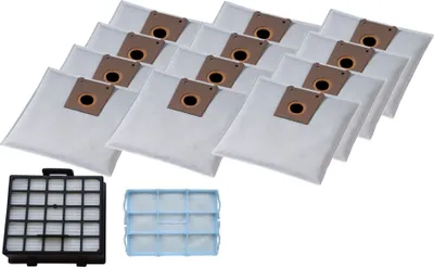 Produktbild von KOMA BS67S -Zubehörsatz für Bosch typ G, Siemens Staubsauger, 12 Staubsaugerbeutel, 1 Hepa-Filter und Motorfilter