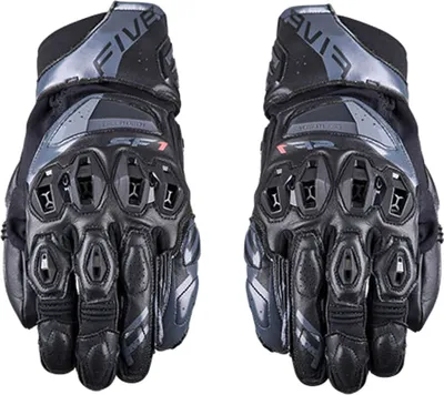 Obrázek produktu pro Motocyklové rukavice Racing FIVE SF1 EVO Summer Leather Black Dark Grey velikost XXL