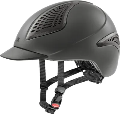 Produktbild von uvex Exxential III Reithelm – Sicherheit & Komfort – Leichtes Inmould-Design – Ponytail Cut – Anthracite mat 59-61 cm