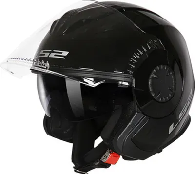 Imagen del producto de Casco LS2 OF570 con doble visor, visera parcial, para mujeres y hombres, motocicleta, casco integral, color , talla XXL