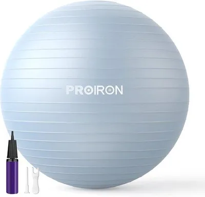 Produktbild von Famanu Gymnastikball 55-75 cm - Anti-Burst, mit Pumpe, für Fitness und Pilates