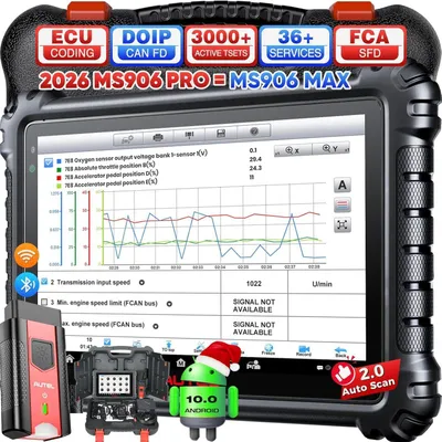 Productafbeelding van Auto Diagnosticus - Auto Scanner - OBD2 Diagnoseapparaat - Voertuig Tester - Foutcode Uitlezer