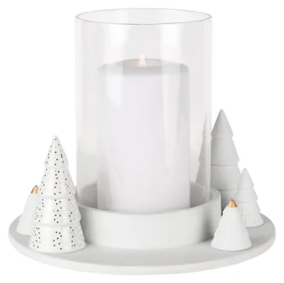 Produktbild von Räder Tannen Windlicht D.20cm, H.16cm