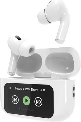 Immagine prodotto di GEMBIRD Gembird GMB Audio TWS-LCD-ANC-01-W headphones/headset Wireless In-ear Calls/Music USB Type-C Bluetooth White