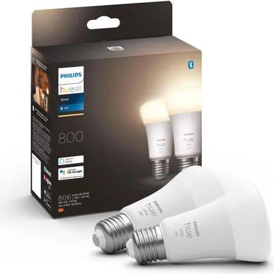Produktbild von Philips Hue White E27 Doppelpack 2x800lm 60W
