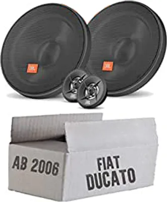 Produktbild von Lautsprecher Boxen JBL 16,5cm System Auto Einbausatz - Einbauset passend für Fiat Ducato 3 250 Front - justSOUND
