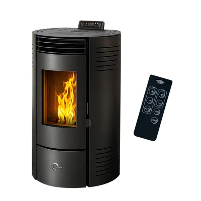 Obrázek produktu pro Peletová kamna Azora 11,6 kW černá Sannover