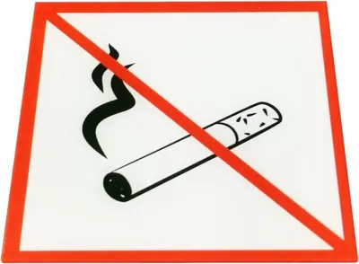 Produktbild von notlok Safety Work - 1x - Verbotsschild - Rauchen Verboten - 12x12cm | Acrylglas + Schaumstoffklebeband | Rauchverbot Schild, Nichtraucher Schild