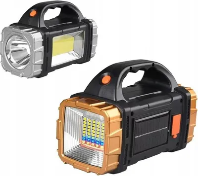 Image de Puissante Lampe De Poche Rechargeable Multifonctionnelle 25W Solaire Lampe De Recherche Touristique