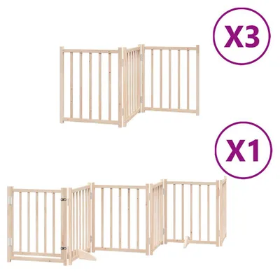 Immagine prodotto di Cancello per Cani Porta Pieghevole 15 Pannelli 750 cm in Pioppo