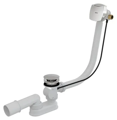 Image de Siphon de baignoire Alcadrain (Alcaplast) automatique avec remplissage par trop-plein pour baignoire