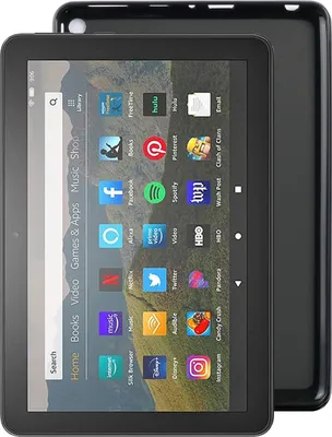 Produktbild von Schutzhülle für Amazon HD8 2020 und HD8 Plus 2020 8 Zoll Silikon Hülle Slim Case Ultra Dünn Schwarz