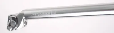 Obrázok produktu pre Ergotec patentovaný hliníkový stĺpik sedadla Ø26,6 mm, 350 mm, strieborný, hliník