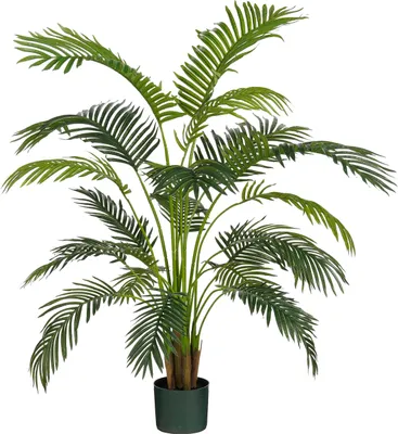 Obrázek produktu pro Mica Decorations Umělá palma Areca v květináči - H134 x Ø50 cm - zelená