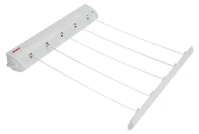 Zdjęcie produktu dla Suszarka do prania Rozkładana - 5 prętów - Biała - 390 mm