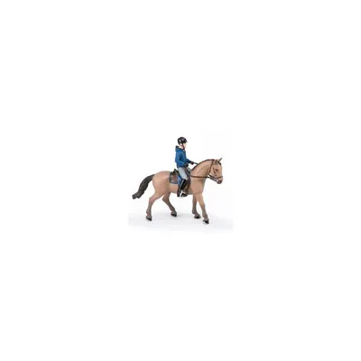 Immagine prodotto di Papo Horses Cavallo da passeggio con cavaliere maschio 51565