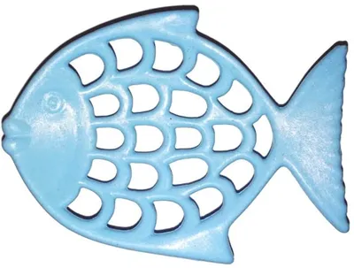 Produktbild von Einseifer jetzt aus Flüssigholz Seifenschale Fisch hellblau Seifenablage