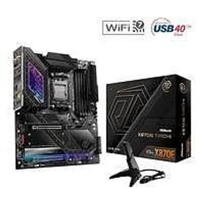 Zdjęcie produktu dla Asrock X870E Taichi, AMD, Gniazdo AM5, AMD Ryzen 7000 Series, AMD Ryzen 8000 Series, AMD Ryzen 9000 Series, DDR5-SDRAM, 256 GB, DIMM