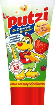 Image de Putzi dentifrice pour enfants goût fraise 50ml