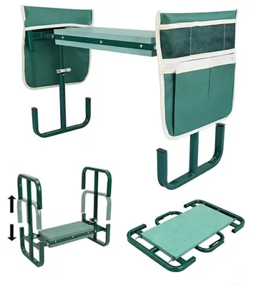 Productafbeelding van Tuinkruk, Kniebank Inklapbaar 60 x 52 x 27 cm, in hoogte verstelbaar