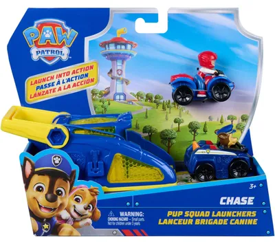 Produktbild von Paw Patrol - Pup Squad Launcher Set mit zwei Mini-Fahrzeugen (sortierter Artikel)
