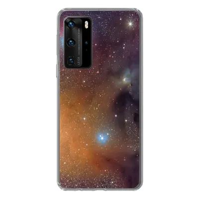 Produktbild von MuchoWow® Handyhülle Schutzhülle Hülle für Huawei P40 Pro Universum - Sterne - Farben - Jungen - Mädchen - Kinder Silikon Softcase Handy Hülle - Schutz