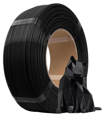 Produktbild von eSUN PLA+ Refill Filament 1.75mm, Schwarz, 1KG