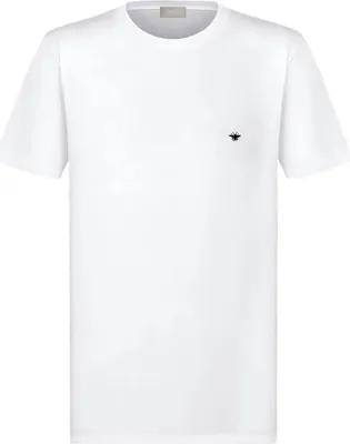 Produktbild von Dior Bienen Stickerei T Shirt Herren weiß