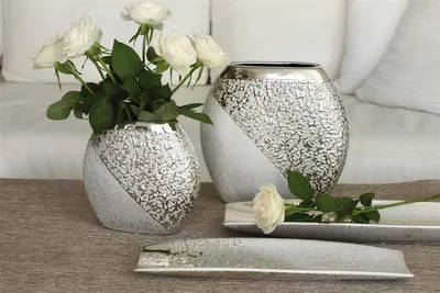 Produktbild von Gilde Schale "Grace"champagner-silber Länge 11,5 cm Breite 38,0 cm Höhe 3,0 cm 43292