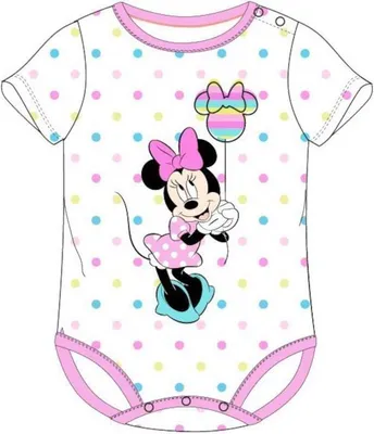 Produktbild von Kurzarm-Body für Kleinkinder - Minnie mit Ballon - Niedlich & Bequem, 86