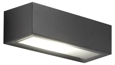 Produktbild von Zeitgenössische Wandleuchte Pathio Aluminium Anthrazit 1 Leuchte E27